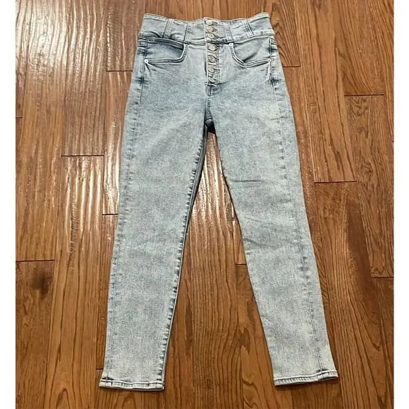 Veronica Beard Katherine Corset extra high rise skinny jeans 28 - Picture 13 of 13